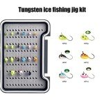 21-Piece Tungsten Ice Fishing Jigs Kit