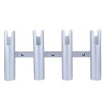 Aluminium Wall-Mounted Fishing Rod Holder - 4 Rods