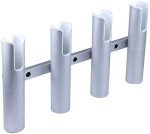 Aluminium Wall-Mounted Fishing Rod Holder - 4 Rods