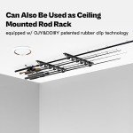 Wall Mount Fishing Rod Holders - Horizontal Storage Rack