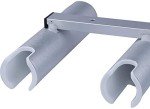 Aluminium Wall-Mounted Fishing Rod Holder - 4 Rods