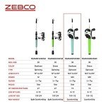 Zebco Roam Telescopic Fishing Rod and Reel Combo