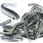 50 PCS Soft Plastic Fishing Lures – Forked Tail
