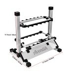 Aventik Aluminum Mini Fishing Rod Rack - 12 Rods