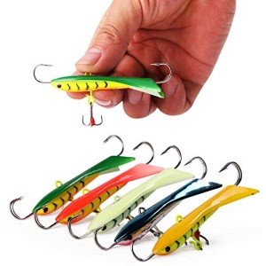 Sougayilang Ice Fishing Jigs Lure Kit - 5PCS