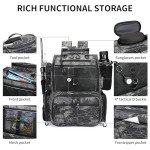 Rabjen Fishing Tackle Backpack with Rod Holders