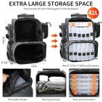 Rabjen Fishing Tackle Backpack with Rod Holders