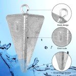 Pyramid Sinkers Fishing Weights Kit for Surf Fishing
