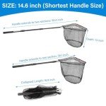 Portable Telescopic Fishing Net with Storage Bags