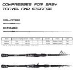 RIFT Venture Telescopic Carbon Fiber Fishing Rod