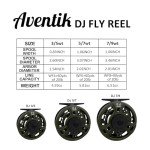 Aventik DJ Large Arbor Fly Fishing Reel