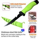 2PCS Stainless Steel Fillet Knife Set with Sharpener