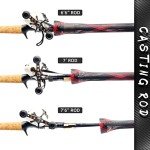 Fishing Rod Sleeve Protector - 6 Pack, 6 Colors
