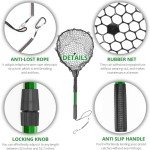 Adjustable Telescoping Aluminum Fishing Net, 32-52.7