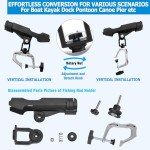Adjustable 360° Boat Fishing Rod Holder - 2 PCS