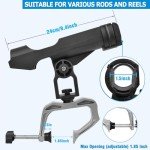 Adjustable 360° Boat Fishing Rod Holder - 2 PCS