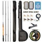 Fly Fishing Rod and Reel Combo Starter Kit