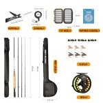 Fly Fishing Rod and Reel Combo Starter Kit