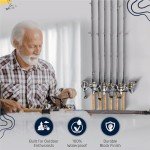 Ceiling Fishing Rod Holder for 6 Rods