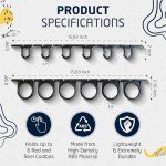 Ceiling Fishing Rod Holder for 6 Rods