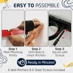 Ceiling Fishing Rod Holder for 6 Rods