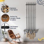 Ceiling Fishing Rod Holder for 6 Rods