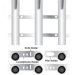 Wall-Mounted Fishing Rod Holder Rack (3-Pole)