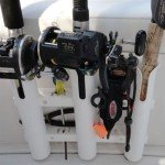 Wall-Mounted Fishing Rod Holder Rack (3-Pole)