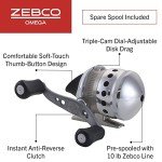 Zebco Omega Size 30 Spincast Fishing Reel