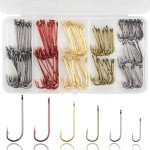 Aberdeen Fishing Hooks Kit - 150 Assorted Hooks