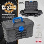 Large Fishing Tackle Box with 25-Piece Kit