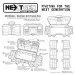 Large Fishing Tackle Box with 25-Piece Kit