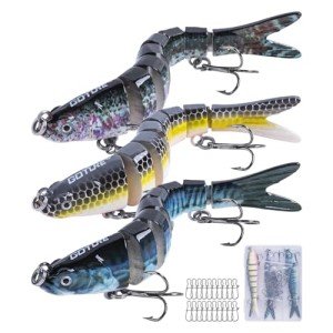 Lifelike Jointed Swimbait Lures for Freshwater Fishing