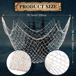 Boao 10-Piece Nautical Fishing Net Decor