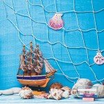 Boao 10-Piece Nautical Fishing Net Decor