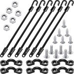 Fishing Rod Deck Mount Connector – 6 Sets