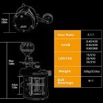 Sougayilang Saltwater Trolling Reel for Ocean Fishing