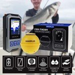 Wireless HD Portable Fish Finder with Depth Sensor