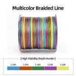 RUNCL 8-Strand Braided Fishing Line - Hi Vis
