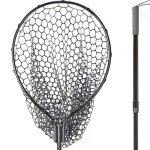 Strong Telescoping Landing Net with Soft Rubber Mesh