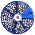 YOTO 230pcs Lead Split Shot Fishing Weights