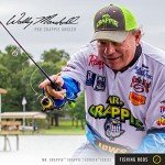 Lew's Crappie Thunder Spinning Rod, 4-Foot 6-Inch 2-Piece Fishing Rod, Light Power, Fast Action, Premium 2-Piece Graphite Blank, EVA Split Grip Handle, Crappie Thunder Green