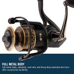 PENN Battle Spinning Fishing Reel, Black, 5000