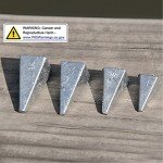 Pyramid Sinkers Fishing Weights Sinkers Saltwater Fishing Sinkers Pyramid Weights for Ocean Saltwater Surf Fishing Gear Tackle 1oz 2oz 3oz 4oz 5oz 6oz 8oz