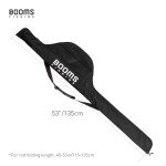 Booms Fishing PB1 Fishing Rod Case, Portable Folding Fishing Pole Case, Fishing Spinning Rod Bag, Store Up to 2 Fishing Poles with Reels, 4.4ft/53inch