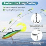 Soft Fishing Lures, Pre-Rigged Jig Head Swimbaits for Bass Fishing, 6Pcs Paddle Tail Swim Baits for Fishing Saltwater and Freshwater Trout, Walleye, Crappie