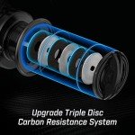 Piscifun Carbon X II Spinning Reels, Light to 5.5oz, Upgrade Spinning Fishing Reel, Carbon Frame and Rotor, 5.2:1, 10+1 Double Shielded BB, Smooth Powerful Freshwater and Saltwater Fishing Reel-1000