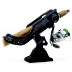 Attwood 5009-4 Heavy-Duty Adjustable Rod Holder with Combo Mount, Black Finish