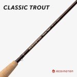 Redington Classic Trout Freshwater Fly Fishing Rod - Moderate Action 4-Piece Fly Rod - Case Included - 3WT 7'6"