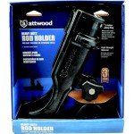 Attwood 5009-4 Heavy-Duty Adjustable Rod Holder with Combo Mount, Black Finish